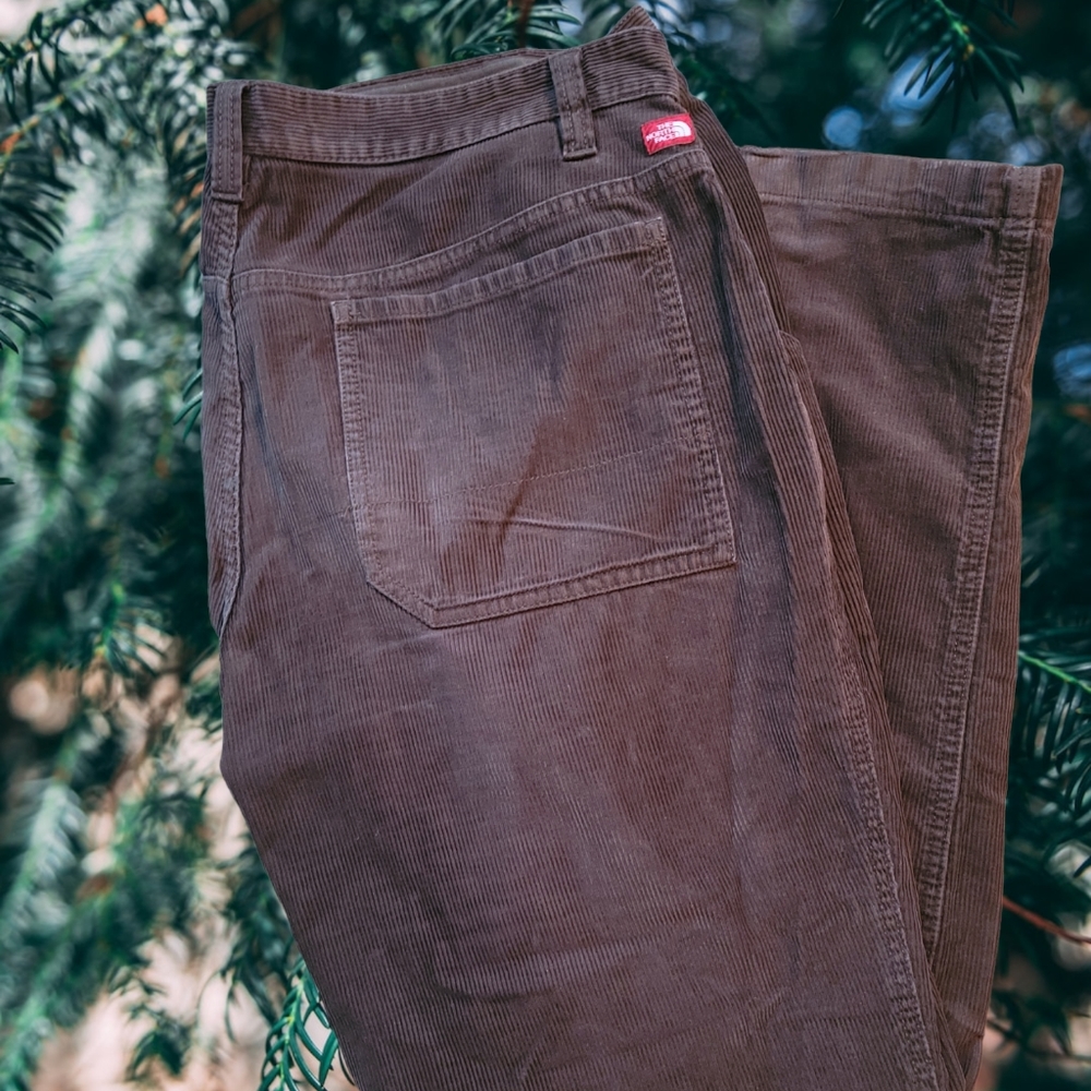 The North Face Mens Brown Corderoy Pants Size 38x30